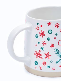 Кружка керамическая новогодняя Счастливого Нового года, 360 мл, ручная работа