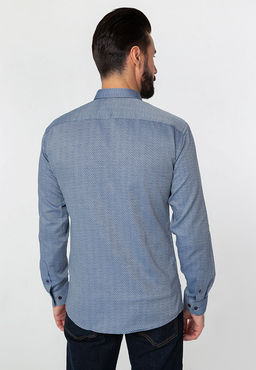 Сорочка мужская длинный рукав GREG 223/131/1091/Z/1p  фото 4