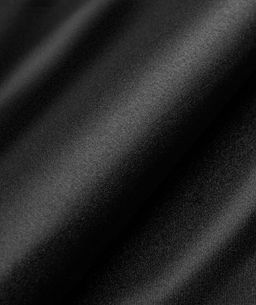 Цена за 100 шт. Ткань атласная, чёрная, ш.150 см, 100 % п/э, 180 г/м²