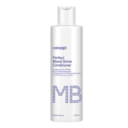 PERFECT BLOND SHINE Кондиционер-блеск восстанавливающий совершенное сияние блонда Concept 300 мл  фото 2