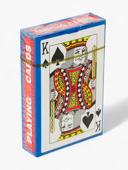 Цена за 10 шт. Карты игральные «Король», колода 54 шт., 5.7×8.7 см, синяя рубашка
