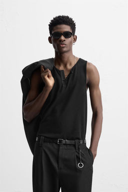 SEMI-SHEER TANK TOP - Zara фото 2