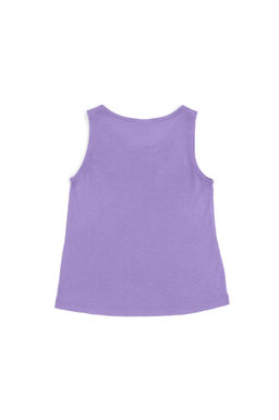 Сиреневая футболка для девочки - U.s. polo assn фото 2