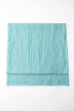 STRIPED 100% LINEN SCARF - Zara фото 13