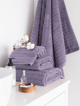 Полотенце для рук 40x60 лавандовый махровая ткань - Lucky фото 6