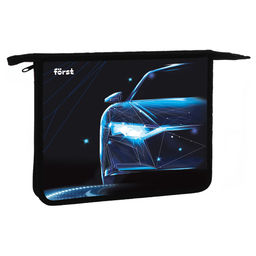 Папка для тетрадей А5, молния сверху F?rst "Automotive" (FT-PP-A50407) пластик