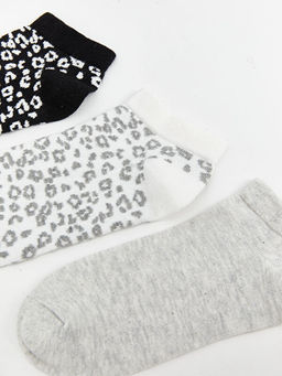 Desenli Kad?n Patik ?orap 5li