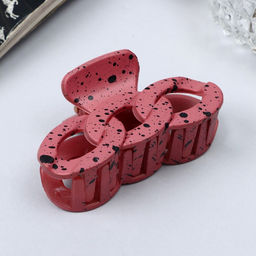 Цена за 12 шт. Крабик для волос «Флоранс», звенья, 7 см, МИКС