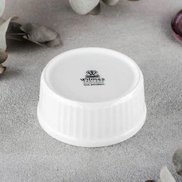 Рамекин Wilmax, 200 мл, d=9 см, фарфор, белый