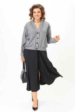 Костюм Aira Style 24131 серо-черный