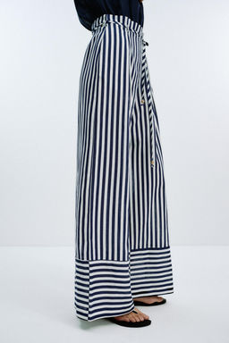 LINEN BLEND LONG JUMPSUIT - Zara фото 5