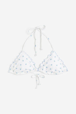 Top de bikini de tri?ngulo con relleno