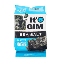 Чипсы нори из водорослей Морская соль Sung Gyung Food, Корея, 4 г