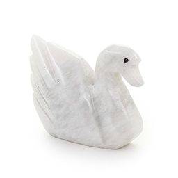 Лебедь мрамор 6см, 3"