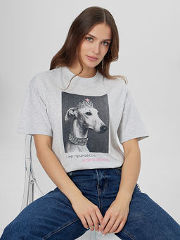 Футболка новогодняя женская с надписью Не принцесса. Королевна! - Mark formelle фото 7