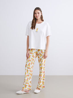 Winnie the Pooh Bask?l? Kad?n Pijama Tak?m?