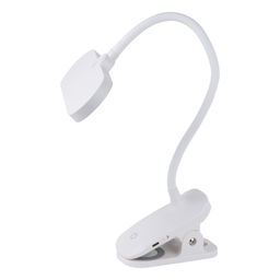 ULM-D602 10W/3000-6000K/DIM WHITE Светильник настольный светодиодный прищепка. Сенсорный выключатель. Диммер. Белый. TM Uniel