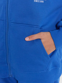 Комплект для девочек (жакет, брюки) синий с печатью - Mark formelle фото 7