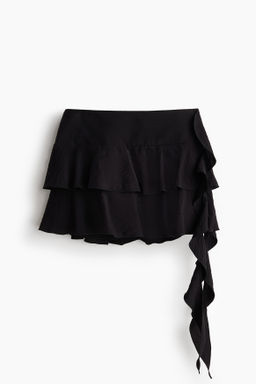 Falda escalonada con panel drapeado - H&m фото 10