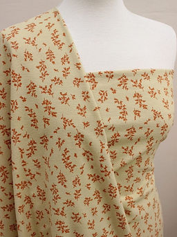 Теплый хлопок Луана цв.бежево-желтый, ш.1.51м, хлопок-100%, 160гр/м.кв - Купава фото 2