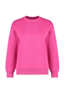 Fusya Kal?n Ici Polarl? Regular/Normal Kal?p Bisiklet Yaka Basic Orme Sweatshirt TWOAW24SW00101