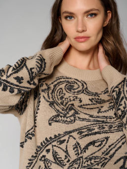 Джемпер женский 12411-53025 paisley taupe - Eleganzza фото 4