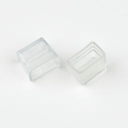 UCW-N02 CLEAR 025 POLYBAG Изолирующий зажим (заглушка) для светодиодных лент ULS-N02 NEON 12В, 13x26мм. Цвет прозрачный, 25 штук в пакете. TM Uniel