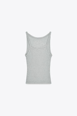 RIBBED HALTER TOP - Zara фото 17