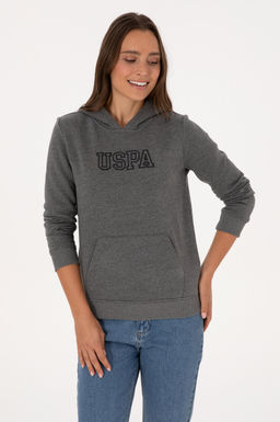 Kad_n Antrasit Melanj Basic Sweatshirt Sepette S_rpriz _ndirim - U.s. polo assn фото 3