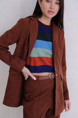 11716 Топ вязаный в полоску - Martichelli фото 2