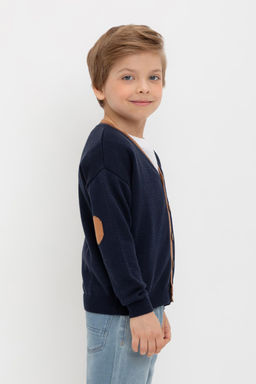 Crockid _ КВ 30154/темно-синий кардиган для мал  фото 4