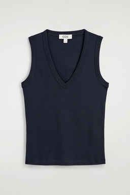 CAMISETA DE TIRANTES DE ALGOD?N CON CUELLO DE PICO - H&m фото 2