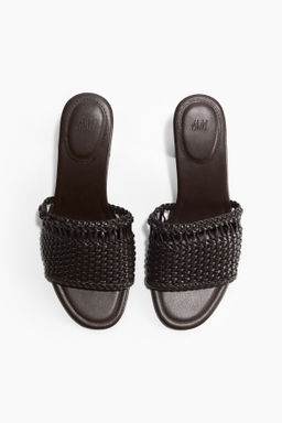 Sandalias de tac?n trenzadas - H&m фото 4