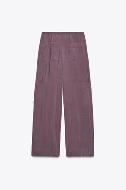 FLOWING CARGO TROUSERS - Zara фото 6