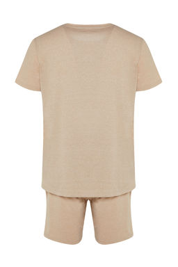TRENDYOL MAN Siyah Regular Fit Orme Sortlu Pijama Tak?m? TMNSS23PT00038 - Trendyolmilla фото 18