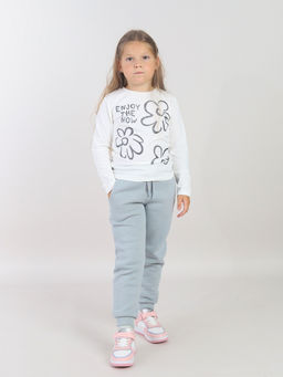 CRB wear / CWKG 70520-23 Брюки для девочки,серый  фото 4