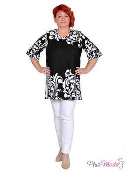 Туника Модель №1802 размеры 44-84 - Plusmoda фото 5