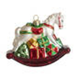 Лошадка-качалка (стекло) 7,5х6,5х10 см - Holiday classics фото 3