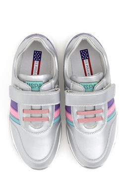 Серая спортивная обувь для девочек - U.s. polo assn фото 6
