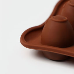 Цена за 2 шт. Форма для конфет и шоколада Доляна Рондо, силикон, 21?10.5?3 см, 15 ячеек, коричневая фото 5