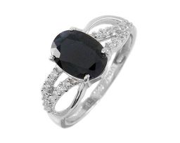 Кольцо из серебра сапфир, Трепет