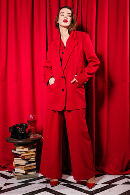 Жакет NIKVA н440-Р алый  фото 2