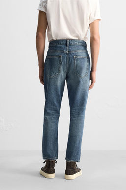 SLIM CROPPED-FIT JEANS - Zara фото 9