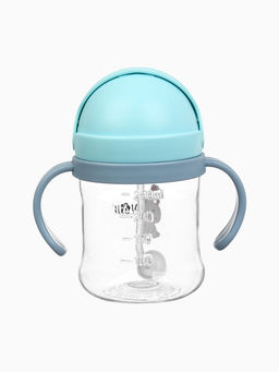Поильник- непроливайка с трубочкой, голубой, Mum&Baby