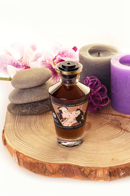 Масло массажное для тела Shunga Пьянящий шоколад (Intoxicating Chocolate), разогревающее, 100 мл