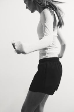 Pantalon corto en sudadera