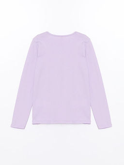 Bisiklet Yaka K?z ?ocuk Ti??rt - Waikiki фото 2