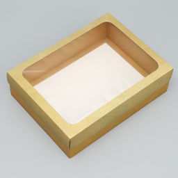 Коробка подарочная Под крафт, 32 24 9 см