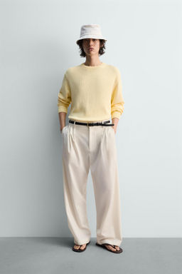 TEXTURED COTTON JUMPER