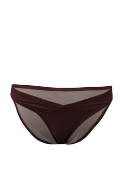 Kahverengi V Kesim Yuksek Bel Regular Basic Bikini Alt? TBESS26BA00010 - Trendyolmilla фото 4